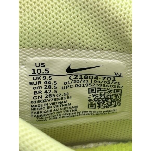 Nike Men\'s Zoom Rival Waffle 5 Barely Volt Hyper Orange CZ1804-701 Size 10.5